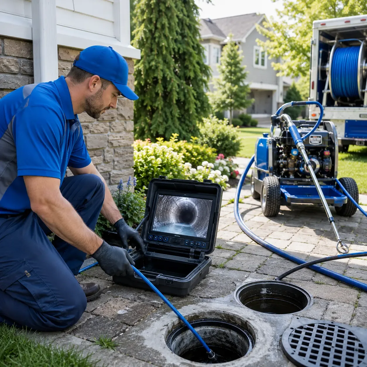 Outdoor drain cleaning professionals serving Roxboro, NC